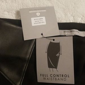 Vegan Suede / Leather Pencil Skirt